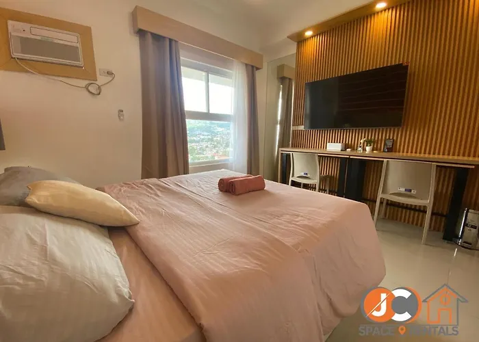 West Jones Residences By Jc Spacerentals, Mountain View, Free Wi-fi & Netflix, 15th Floor Located At The Center Of 4* Cebu